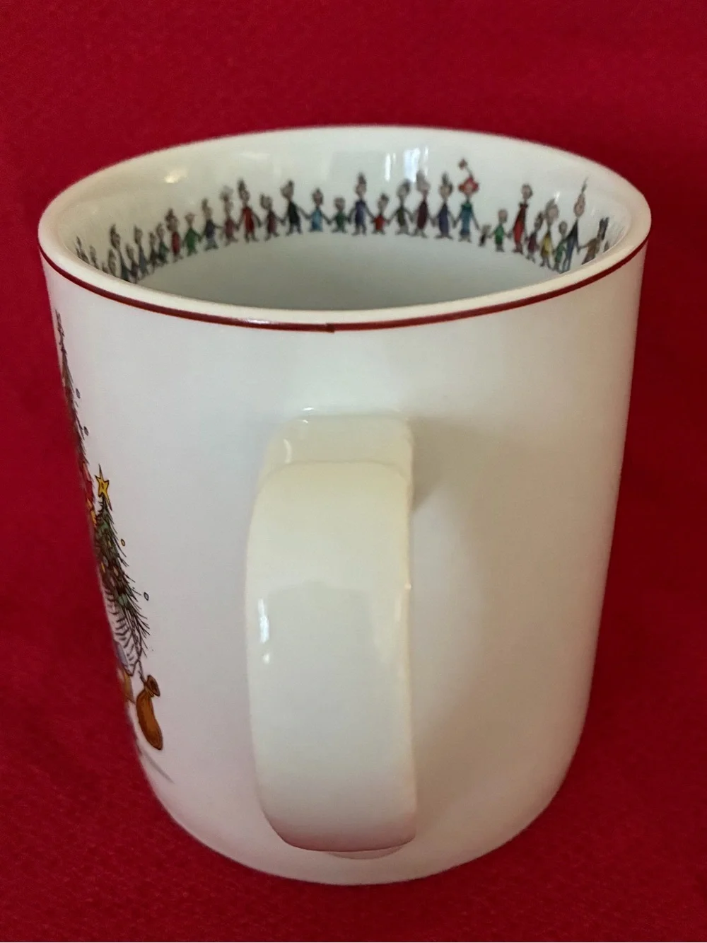 Williams Sonoma Christmas Grinch Holiday Mug Dr Seuss